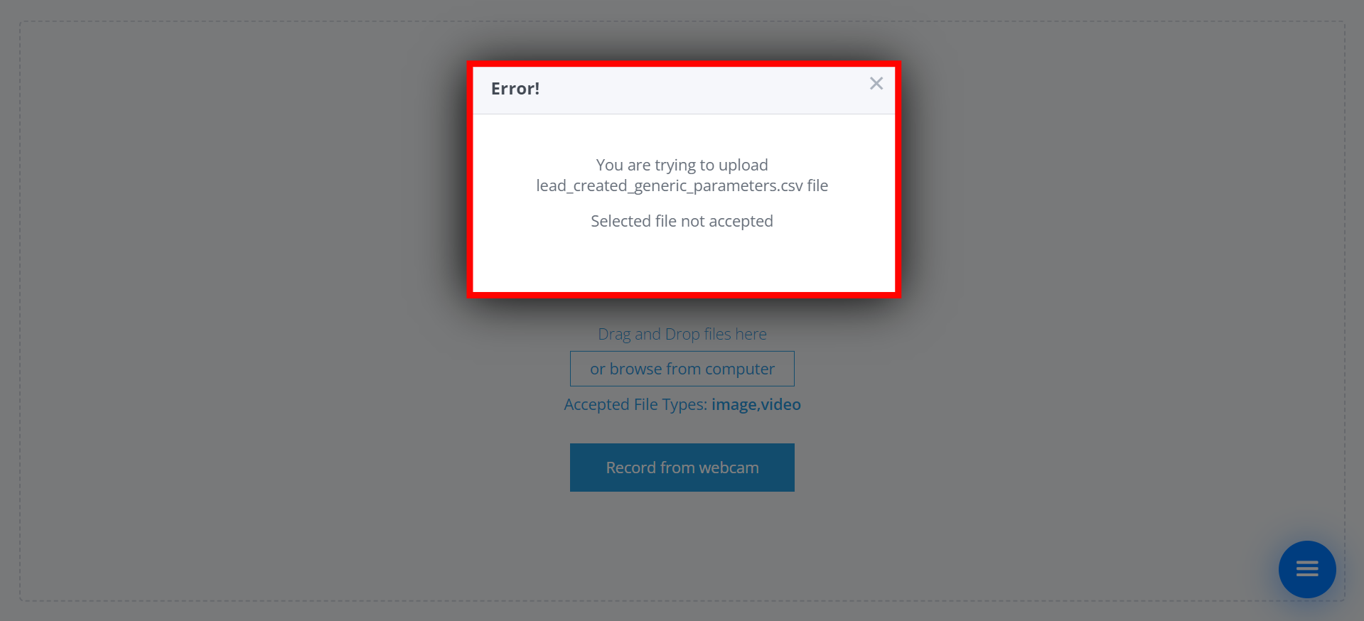 error